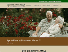 Tablet Screenshot of brasstownmanor.com